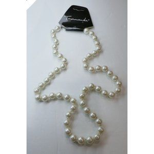 Taramanda Faux Pearl Necklace With Original Tag